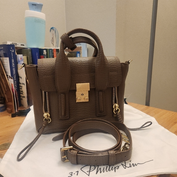 COPY - 3.1 Phillip Lim-Mini Satchels-Taupe - Picture 1 of 5